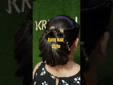 Easy Hair Style l Layering Hair Bun Style l Quick Hair Styling #hairstyle #beauty #fashion #hair