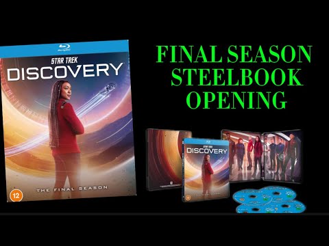 Opening. STAR TREK DISCOVERY. Fifth and Final Season. Blu-ray Steelbook.