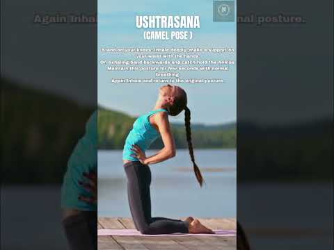 Benefits of ustrasana #camelpose#reliefstress #digestion #backpainrelief #loseweight #naturopathy