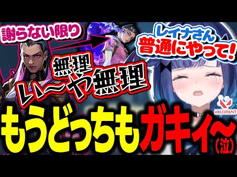 聞く耳を持たない野良達の喧嘩を仲裁するため久々に子守をする紡木こかげ【ぶいすぽ/切り抜き/紡木こかげ/VALORANT】