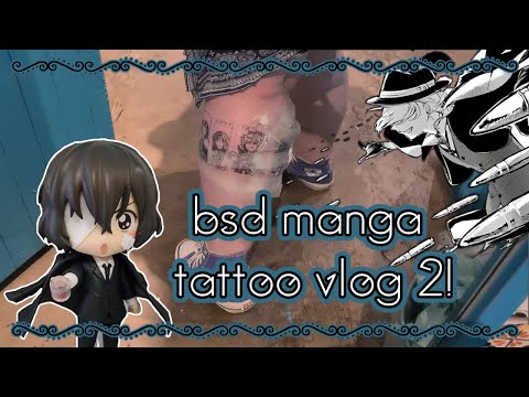 Getting More Bungo Stray Dogs Manga Tattoos! | AJ Vlogs