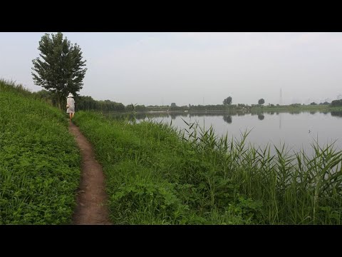 西安湖：西安最大的再生水景观湖泊，看着很美，闻着有一点点臭味