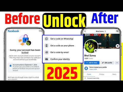 facebook unlock kaise kare। facebook account locked how to unlock।Facebook locked how to unlock।#198