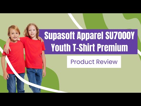 Supasoft Apparel SU7000Y - Youth T-Shirt Premium | Awkward Styles Product Review