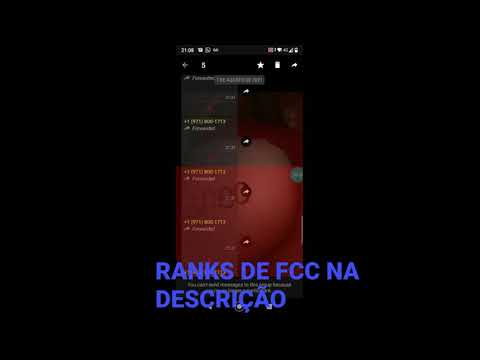 RANKS DE FCC na descrição e comentário fixado 🙂