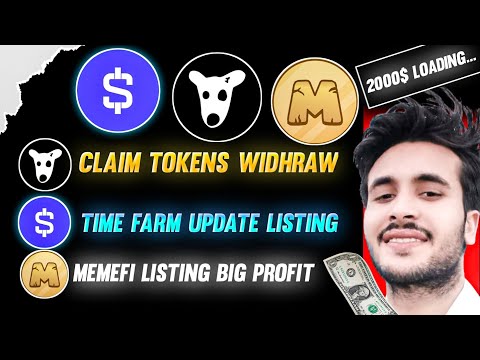 Dog Token Claim & Widhraw 🚀🔥 | Memefi & To market Airdrop Update 2000$ Airdrops Tap2Earn