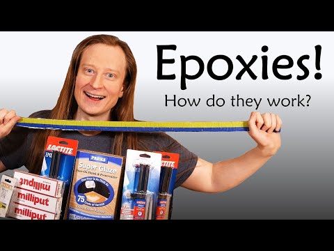 Ph.D. Chemist Explains 2-Part Epoxies.  Adhesives, Milliput, Green Stuff, Kneadatite, Super Glaze.