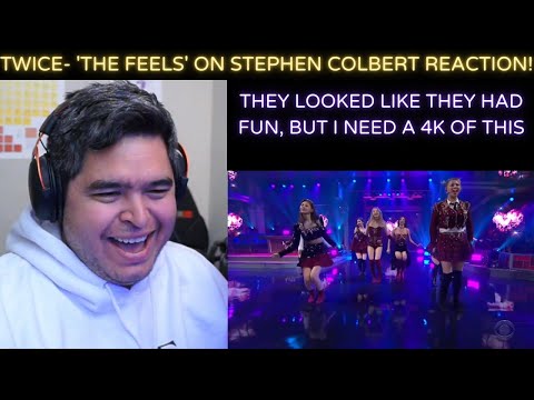 TWICE- 'The Feels' on Stephen Colbert Show REACTION!