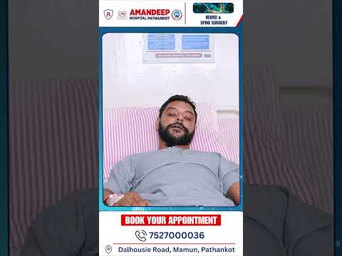 Sohan Singh, who struggled with a disc issue for months, finally found relief at Amandeep Hospital