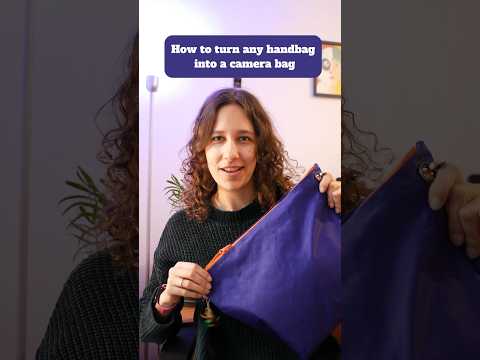 Stop buying camera bags until you have seen this simple hack 😏 #camerabags #diybag