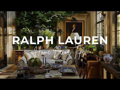 Creating RALPH LAUREN Aesthetics In Modern Homes | Interior Design Tips