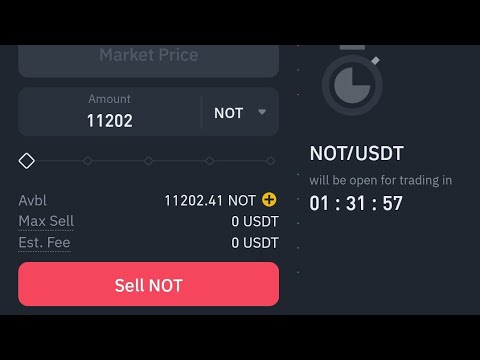 How to Sell NotCoin in Binance| NotCoin Selling Process Step by step