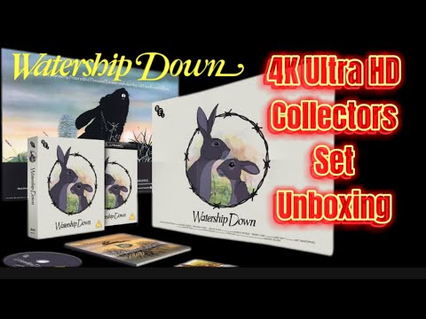 WATERSHIP DOWN 4K Ultra HD Blu-ray Collectors Set Opening / Unboxing.