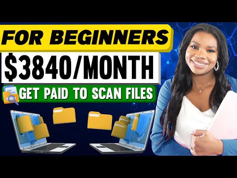 Beginner-Friendly Work From Home Job! Get Paid $3840 Per Month to Scan Files - No Phone Required