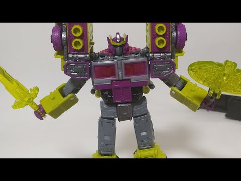 Transformers | Optimus Prime v.s. Toxitron | stop motion animation