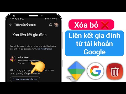 Cách xóa liên kết gia đình khỏi tài khoản Google | Làm sao để gỡ Family Link?