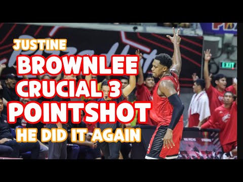 JUSTINE BROWNLEE CRUCIAL THREE POINT GAME HIGHLIGHTS FOR THE WIN