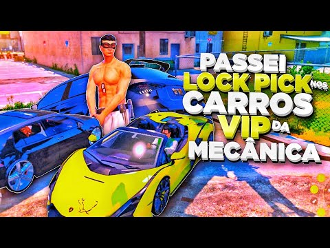 R0UBANDO CARROS VIP NA MECÂNICA COM MOD MENU no GTA RP