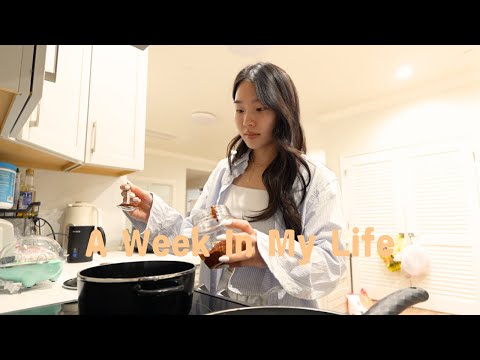 week in my life │ cooking for friendsgiving, eating lots of good food, celebrating matt's bday