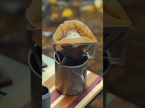 Cà phê thư giãn bên dòng suối mát #asmr #cafe #steam #camping