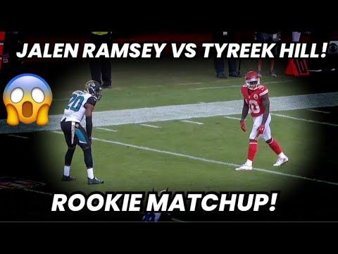 Tyreek Hill vs Jalen Ramsey 🔥 (FIRST MATCHUP) WR vs CB