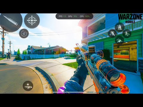 WARZONE MOBILE AFTER UPDATE VERY LOW GRAPHICS ANDROID GAMEPLAY