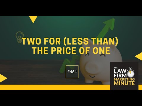 Two for (Less Than) the Price of One - LFMM 464