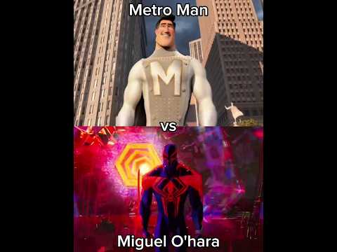 Metro Man vs Miguel O'hara (Megamind | Spider-Man: Across the Spider-Verse)