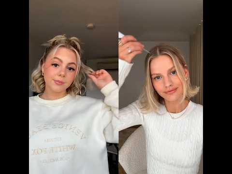 How to Style Short Hair 💜 Easy Medium and Short Hairstyles Tutorial