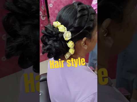 Simple Hairstyle l 10 मिनट में बालों का जुड़ा कैसे बनाएं..! Easy Hair Bun With Front Double Twisting