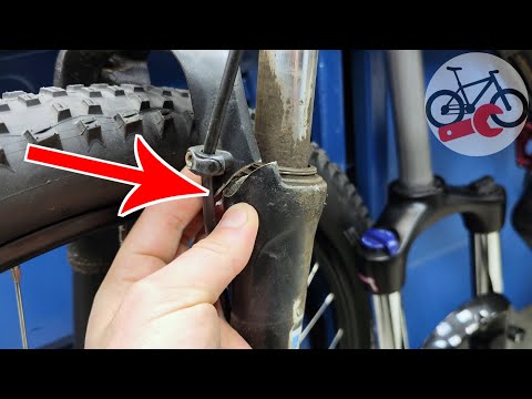 What happens if you ride a biсycle in the rain? Bike fork replacement