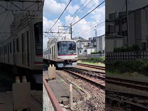 東武東上線(東急列車)　鶴瀬駅付近