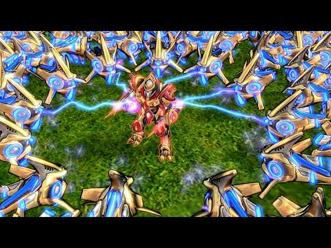 Let's throw 600 Probes at 100 Zealots [Daily StarCraft Brawl]