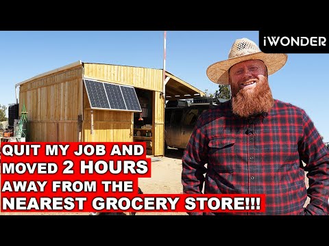 Man Quit His Job To Go Live Off Grid In An Arizona High Desert Homestead