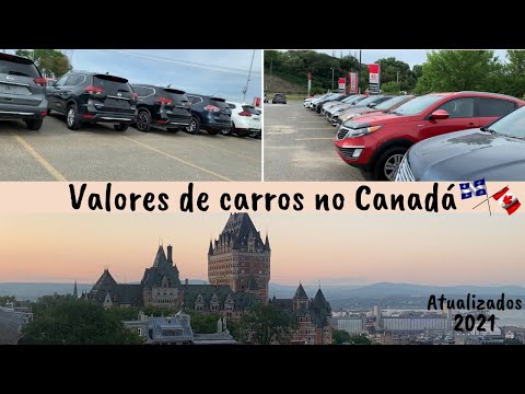 Preços de carros usados e novos no Canadá - Morando em Québec