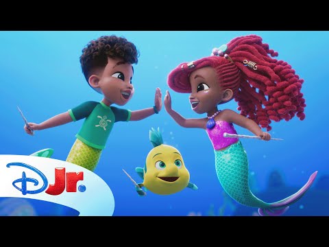 Disney Jr.'s Ariel | Share your Voice 🎶 | The Little Mermaid 🧜🏾‍♀️ | @disneyjr