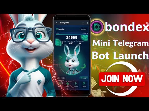 bunny blitz | bondex telegram bot mining | BDXN token | bondex new update | bunny blitz bot