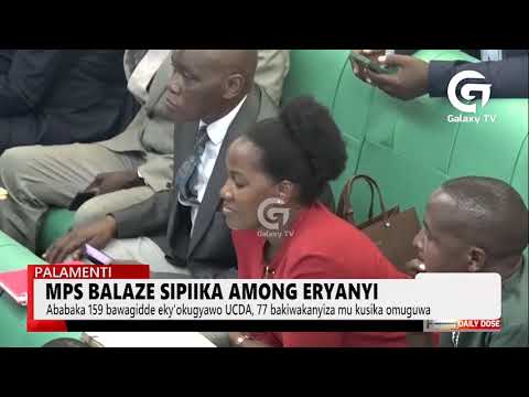 MPs balaze sipiika Amony eranyi | Daily Dose