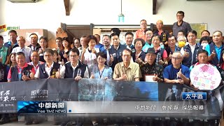 太平買菸場展陳庭詩創作 邀民感受藝文魅力共同展出廖述昌 以廢棄木材反思自然與人