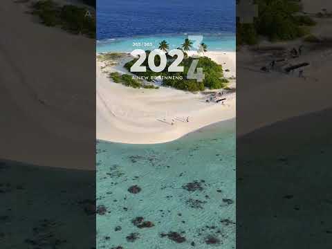 Bye 2023 #dji #djimini4pro #drone #travel #lifestyle #newbeginnings #vacation #sun #maldives #island