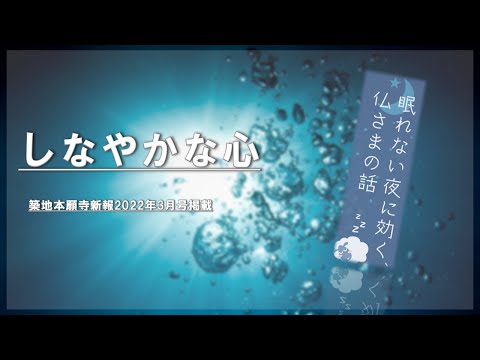 【第三夜】眠れない夜に効く、仏さまの話「しなやかな心」