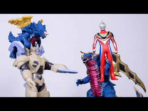 ウルトラマンアーク ウルトラマンガイアSV &キングオブモンス ソフビ レビュー　超時空の大決戦