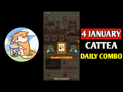 Cattea Daily Combo 4th January | Cattea Today's Daily Combo | Daily Combo Cattea | Cattea Airdrop