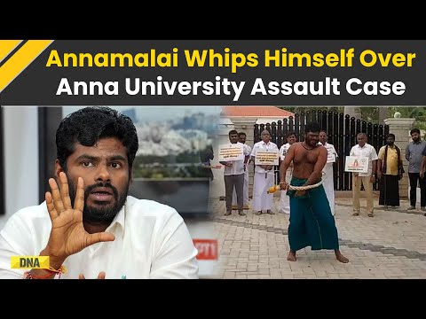 Anna University Sexual Assault: K. Annamalai Whips Himself Over Sexual Assault Of Student | Chennai