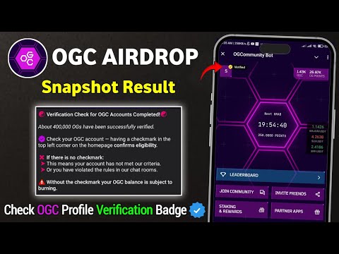 Check OGC Profile Verification Badge | OGC Mining KYC Result | OGC Snapshot Result | OGC New Update