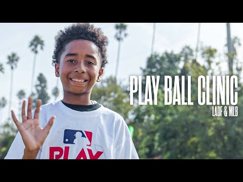 World Series Play Ball Clinic at Edward Vincent Jr. Park - LADF