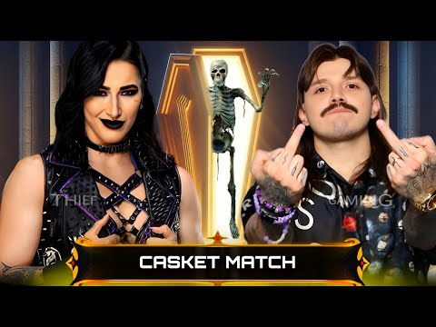 WWE 2K24 • Casket Match - Rhea Ripley VS Dominik Mysterio | WWE