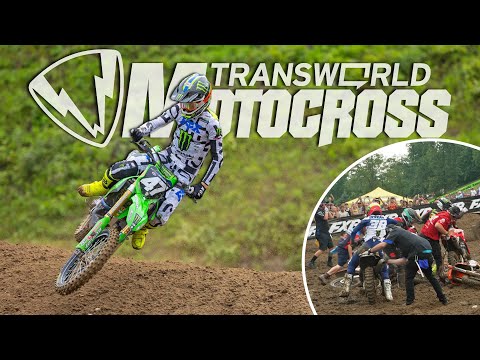 LEVI KITCHEN’S CAREER FIRST OVERALL OUTDOORS! Huge Turn 1 Pile-Up | TWMX [250] Millville