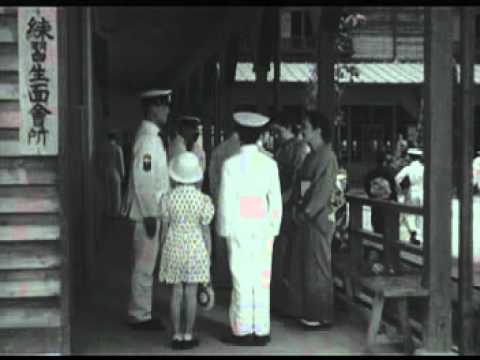 映画『決戦の大空へ』（1943）より　（『若鷲の歌』あり） 　原節子 他