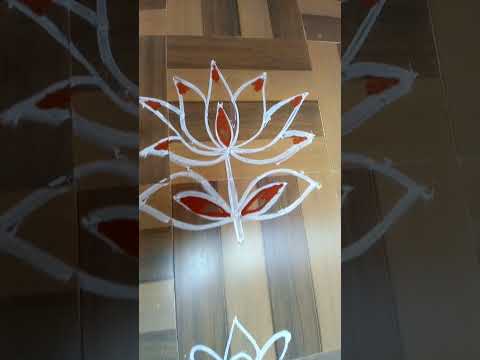 simple and easy rangoli for apartment houses #ytshorts #instareels #shorts #youtuber induthoughts